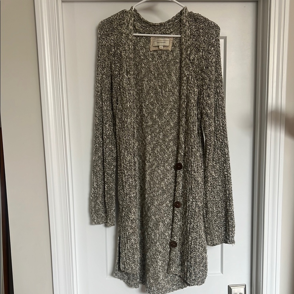 Cozy Gray Knit Sweater